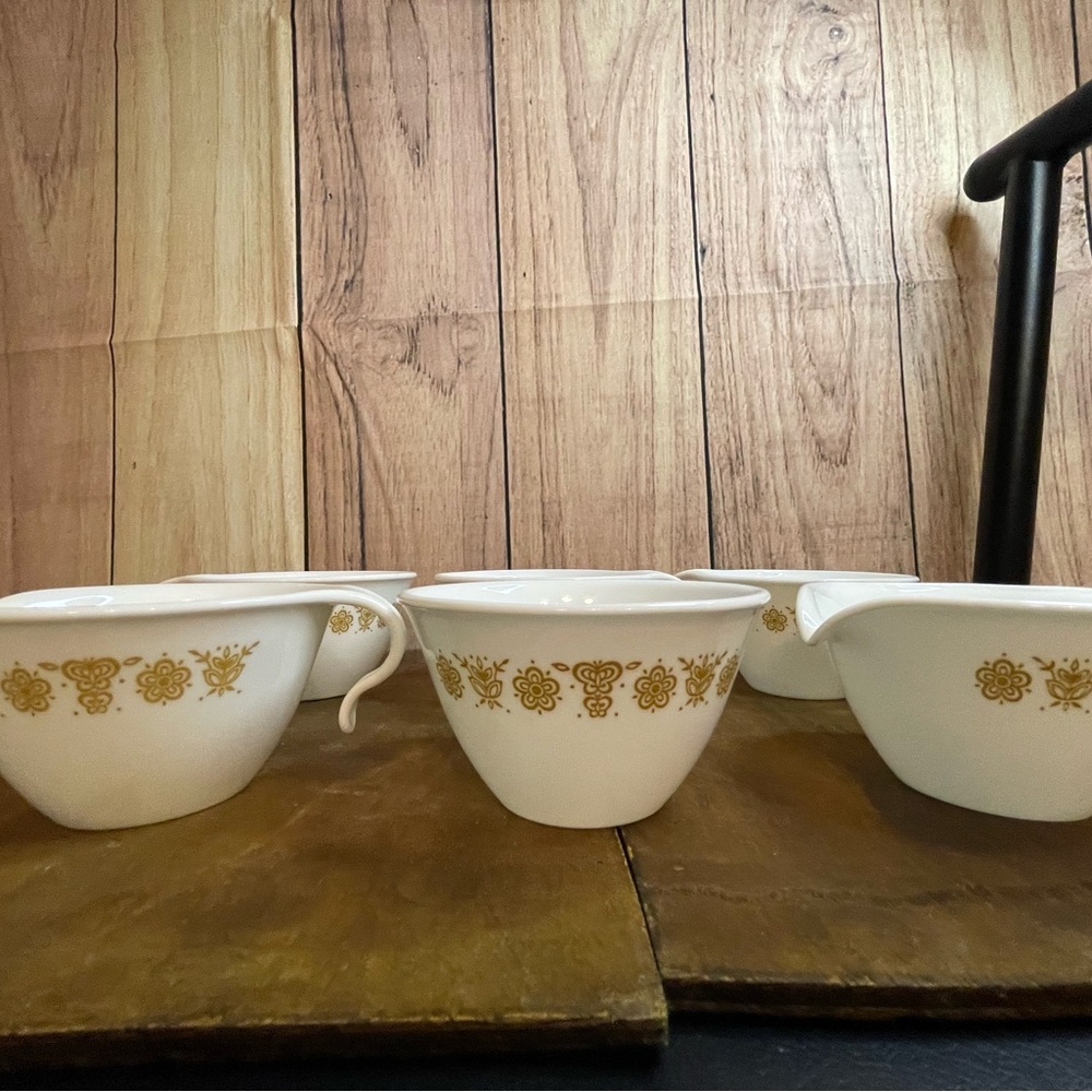 Corelle Golden Butterfly coffee cup Set of 6